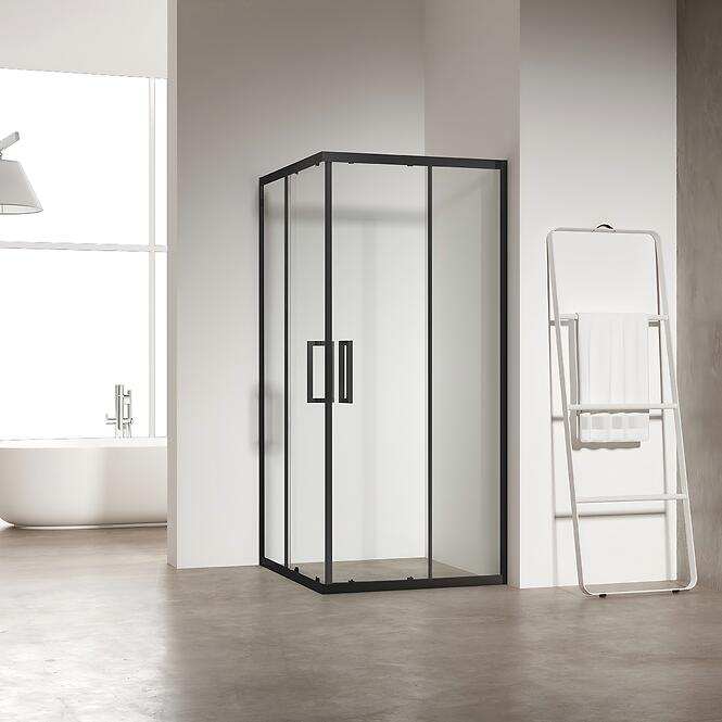 Zuhanykabin Atlas 90x90x210 black
