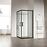 Zuhanykabin Atlas 90x90x210 black