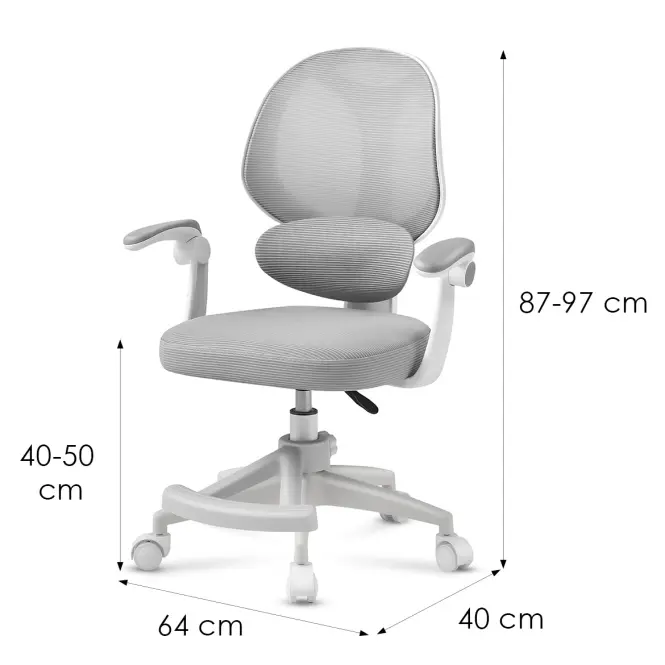 Forgószék Junior 4.5 grey