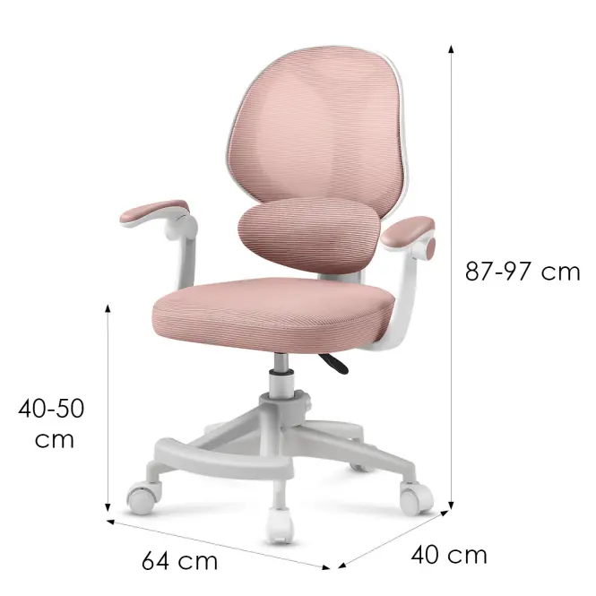 Forgószék Junior 4.5 pink,2