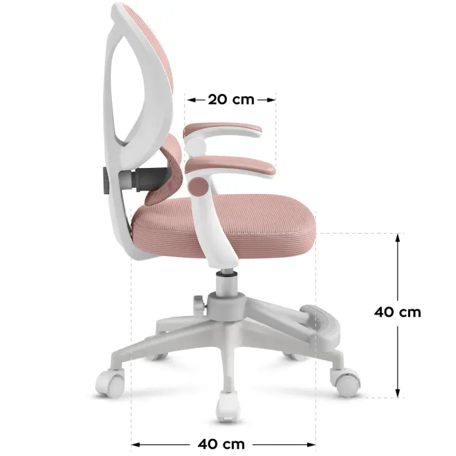 Forgószék Junior 4.5 pink
