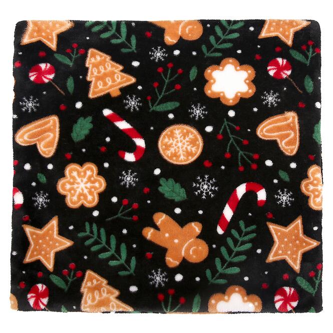 Párnahuzat Christmas 40x40 cm fekete