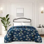 Paplanhuzat ágyhoz Jola RQ-015 170x220 cm sötétkék
