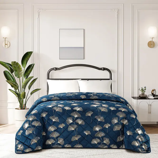 Paplanhuzat ágyhoz Jola RQ-015 220x250 cm sötétkék