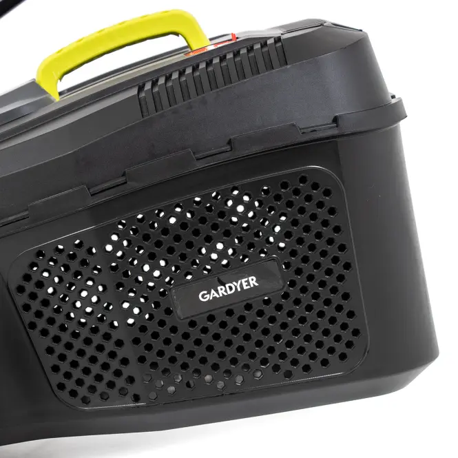Elektromos fűnyíró 1000 W gyűjtőtartállyal 25 l GARDYER M100,11