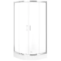 Zuhanykabin Brasco 90x90x190 króm S168-002