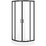 Zuhanykabin Brasco 80x80x190 black S168-003