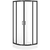 Zuhanykabin Brasco 80x80x190 black S168-003