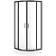 Zuhanykabin Brasco 80x80x190 black S168-003