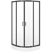 Zuhanykabin Brasco 90x90x190 black S168-004