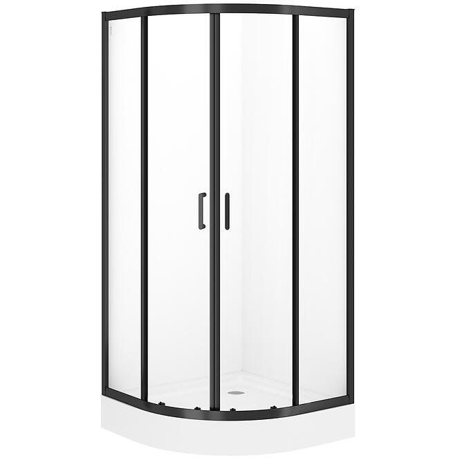 Zuhanykabin Brasco 90x90x190 black S168-004