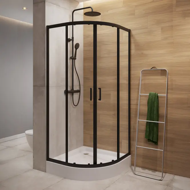 Zuhanykabin Brasco 90x90x190 black S168-004