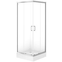 Zuhanykabin Brasco 80x80x190 króm S168-005
