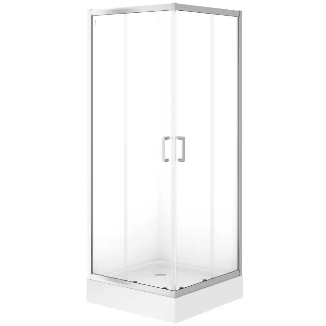 Zuhanykabin Brasco 80x80x190 króm S168-005