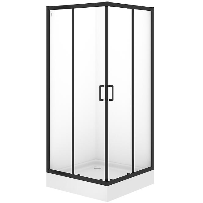 Zuhanykabin Brasco 90x90x190 black S168-008