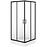 Zuhanykabin Brasco 90x90x190 black S168-008