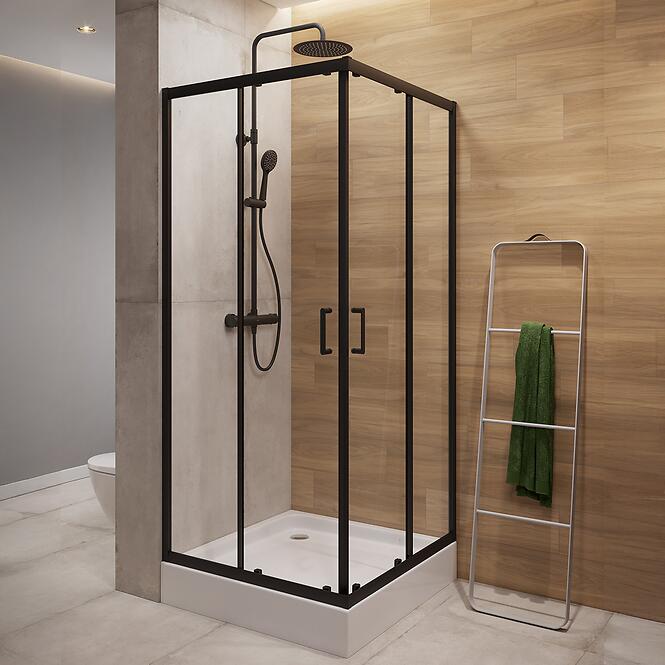 Zuhanykabin Brasco 90x90x190 black S168-008