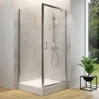 Zuhanykabin Brasco Pivot 80x80x190 króm S168-009