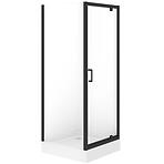 Zuhanykabin Brasco Pivot 80x80x190 black S168-011