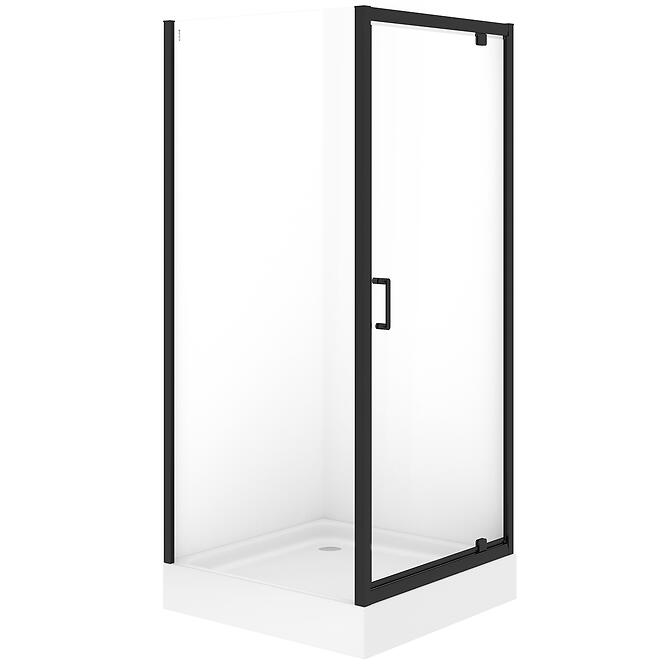Zuhanykabin Brasco Pivot 90x90x190 black S168-012