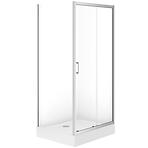 Zuhanykabin Brasco Slide 100x80x190 króm S168-013