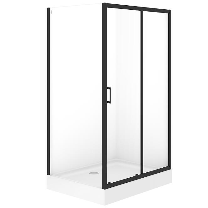 Zuhanykabin Brasco Slide 120x90x190 black S168-016