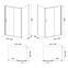 Zuhanykabin Brasco Slide 120x90x190 black S168-016,3