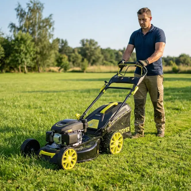 Benzines fűnyíró hajtással  173 cm3 GARDYER MP700,12