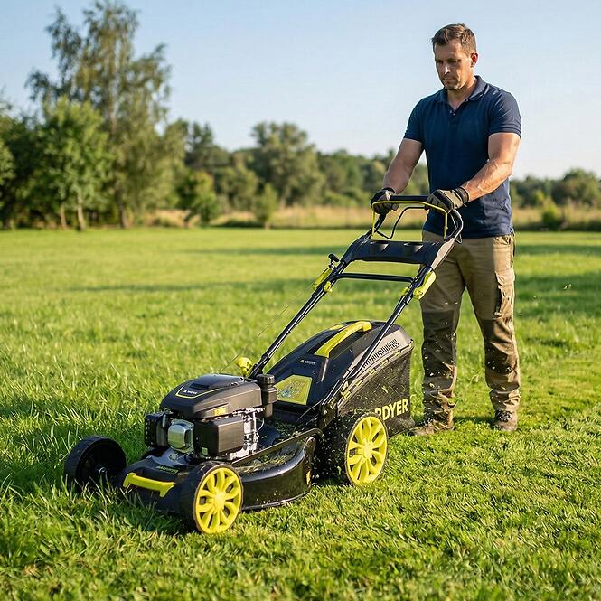 Benzines fűnyíró hajtással  173 cm3 GARDYER MP700,12