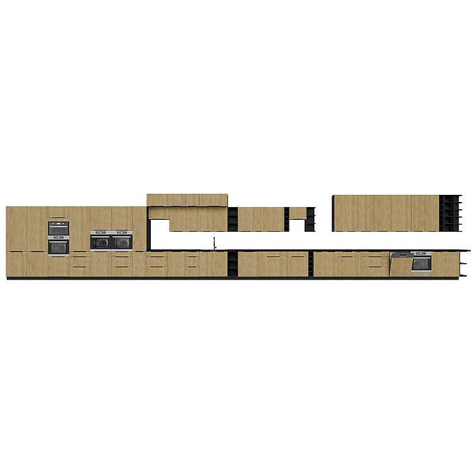 Konyhaszekrény Cremona Bl 80zl 2f Bb