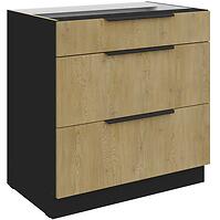 Konyhaszekrény Cremona Bl 80d 3s Bb