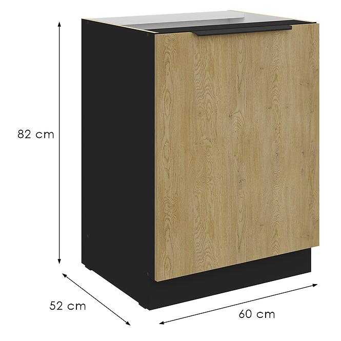 Konyhaszekrény Cremona Bl 60d 1f Bb