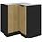 Konyhaszekrény Cremona Bl 90x90 Dn 2f Bb