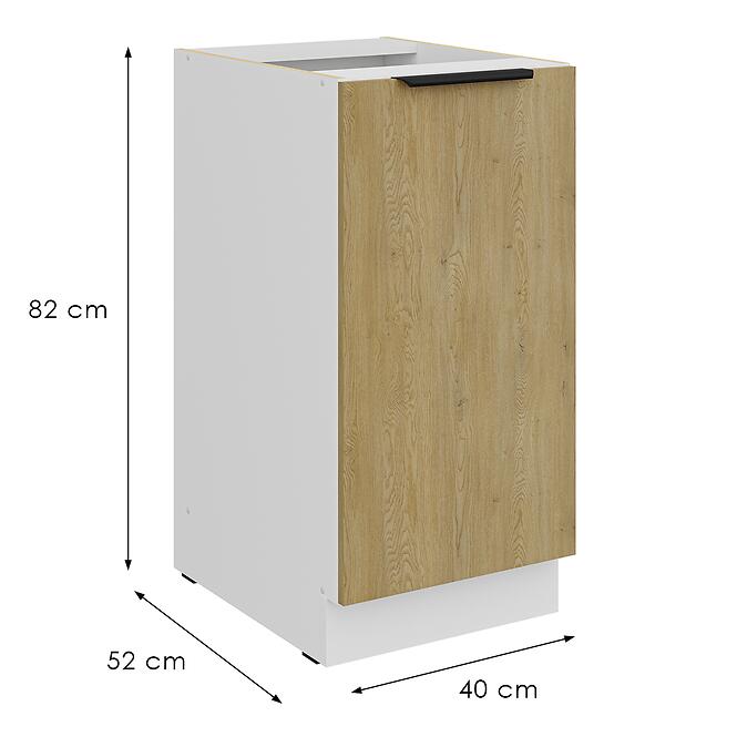 Konyhaszekrény Cremona Wh 40d 1f Bb,3