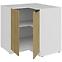 Konyhaszekrény Cremona Wh 90x90 Dn 2f Bb,2