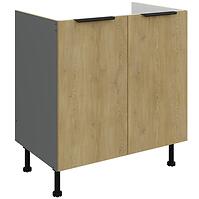 Konyhaszekrény Cremona Ant 80zl 2f Bb
