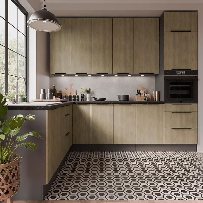 Konyhaszekrény Cremona Ant 90x90 Dn 2f Bb