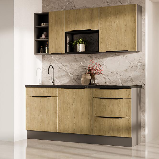 Konyhaszekrény Cremona Ant 90x90 Dn 2f Bb