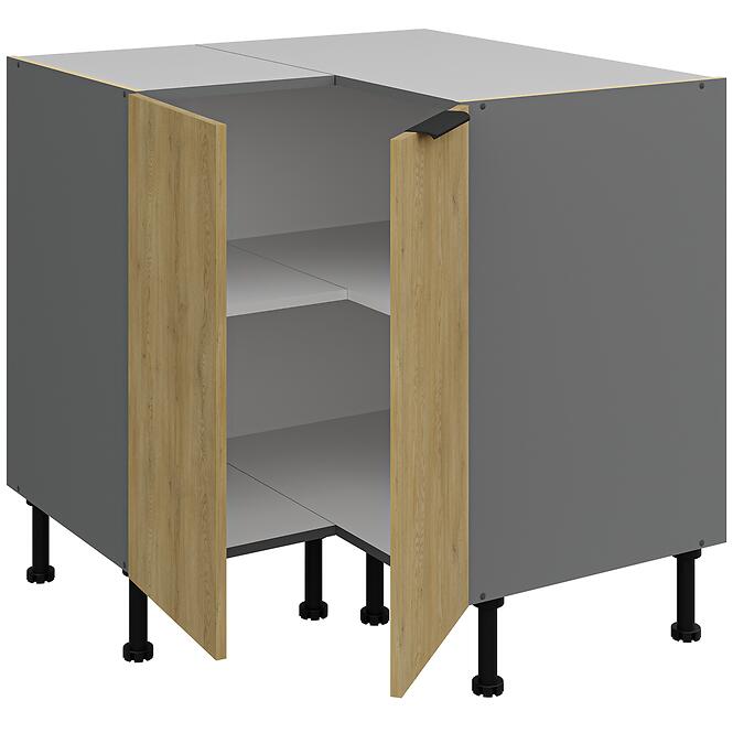 Konyhaszekrény Cremona Ant 90x90 Dn 2f Bb