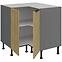 Konyhaszekrény Cremona Ant 90x90 Dn 2f Bb,2