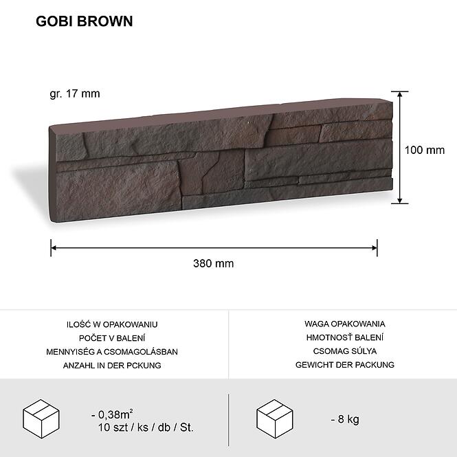 Betonkő Gobi Brown