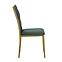 Szék Glamour 12510 zöld/aranysárga,4