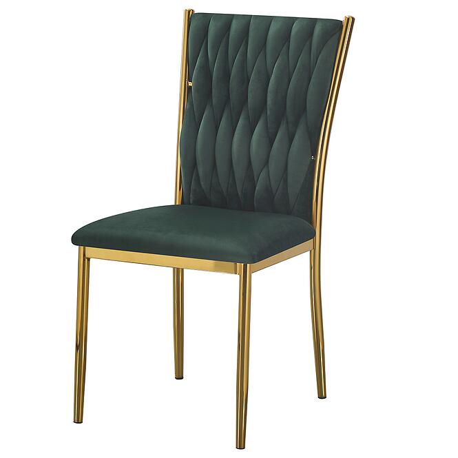 Szék Glamour 12510 zöld/aranysárga