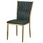 Szék Glamour 12510 zöld/aranysárga