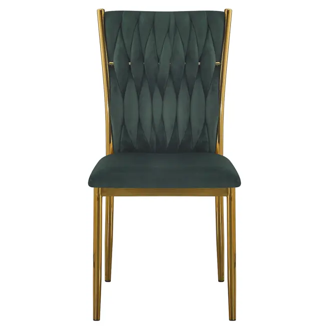Szék Glamour 12510 zöld/aranysárga,3