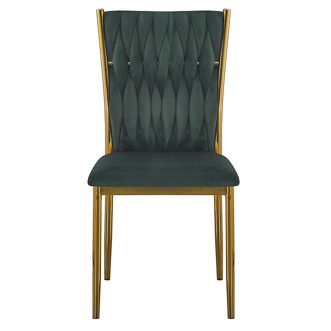 Szék Glamour 12510 zöld/aranysárga,3
