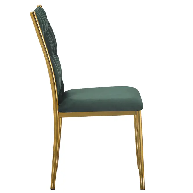 Szék Glamour 12510 zöld/aranysárga,4