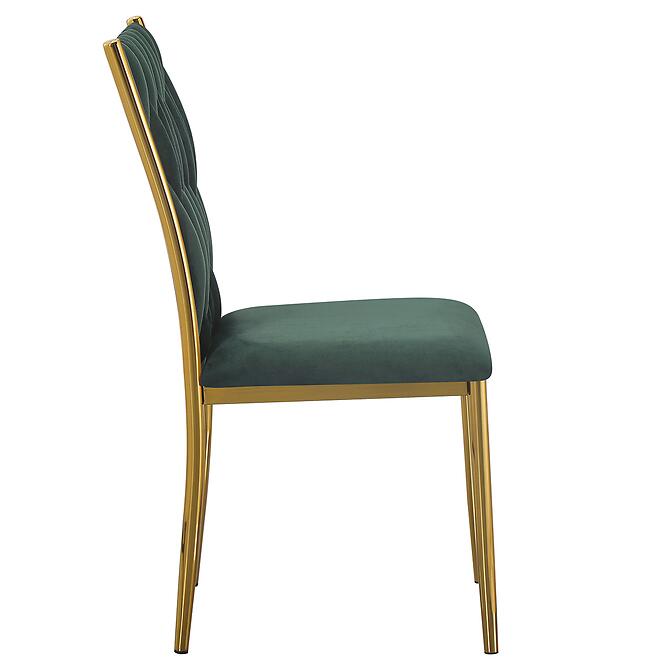 Szék Glamour 12510 zöld/aranysárga,4