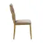 Szék Glamour 12512 bézs/aranysárga,4