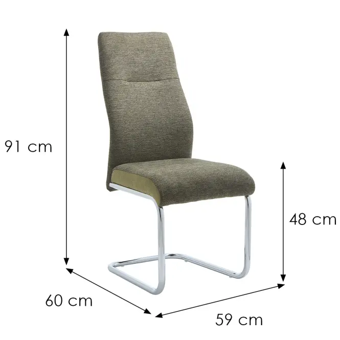 Szék Tenna 12263 zöld,2